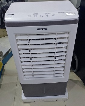 Refroidisseur d\'air GEEPAS avec télécommande, LED, oscillation et minuterie