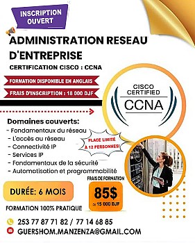 Formation en administration réseau à Oméga, places limitées