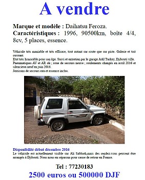 4x4 DAIHATSU FEROZA