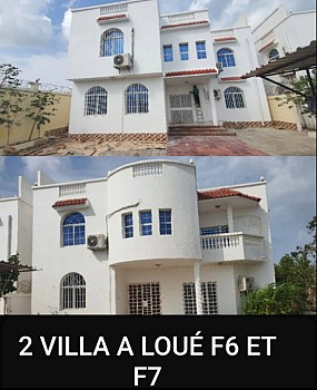 2 villas 6 et 7 chambres