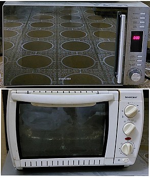 Four à micro-ondes et mini four en bon état à vendre