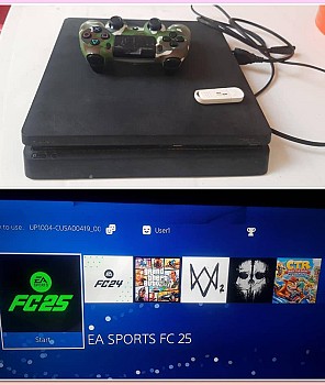 Playstation 4 slim 1tb à vendre Jailbreak Avec 13 jeux, Logiciel système 11.00 Et aussi Installation Tout les jeux et Tout les programmes Playstation 2. 3. 4
