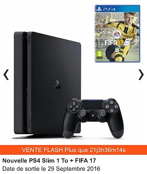 NOUVELLE PS4 SLIM 1To + FIFA 17