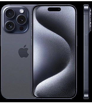 iPhone 15 pro max 256 Go, bleu foncé, avec boîte et 3 étuis de protection