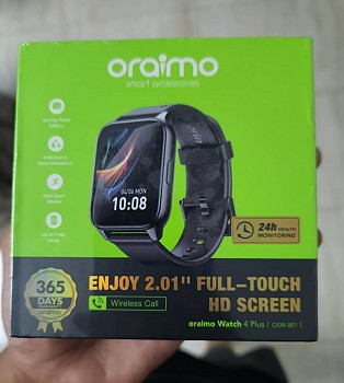Montre Oraimo 4 Plus avec code QR d\'authentification