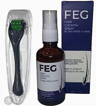 Traitement capillaire FEG pour la repousse des cheveux et barbe