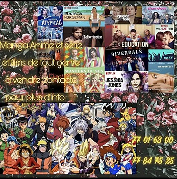 Films et série et manga à vendre