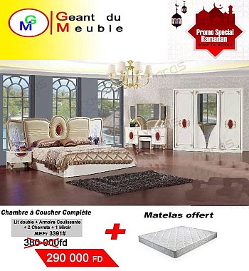 Chambre à coucher complète