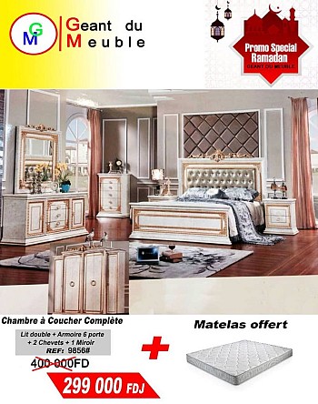 Chambre à coucher complète