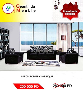 Salon forme classique