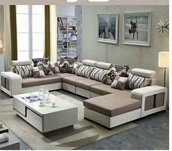 Salon forme U + 1 table basse