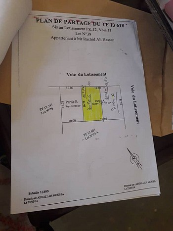 Bouchra immobilier propose terrain de 160m2 avec titre foncier à pk12
