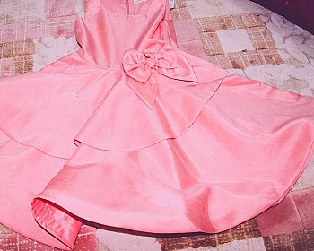 Robe de fête noeud la taille