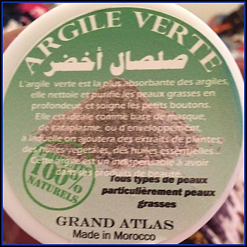 argile verte 100g