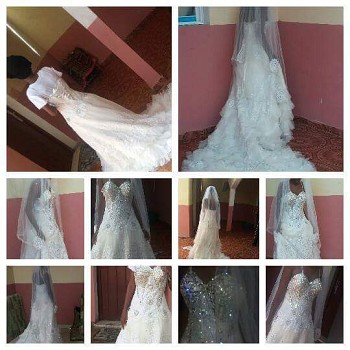 Robe blanche top a vendre