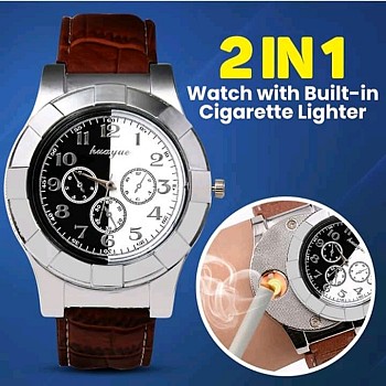 Cigarette lighter watch
