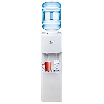 Distributeur fontaine Eau FROIDE-CHAUDE + mini frigo en bas