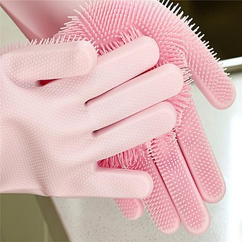 Bon prix gants vaisselle en silicone