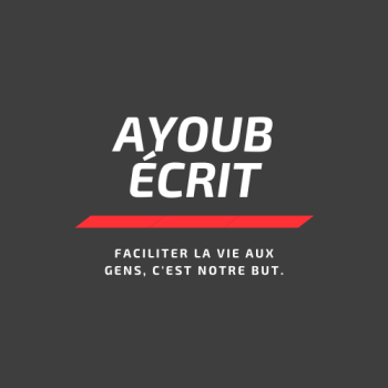 Ayoub Ecrit: On rédige un document Word ou Excel pour vous.