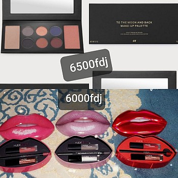 Huda Beauty Lip set & H&M Palette