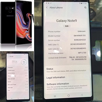 SUMSUNG GALAXY NOTE 9