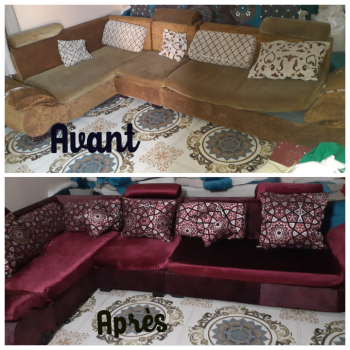 Rénovation de canapé