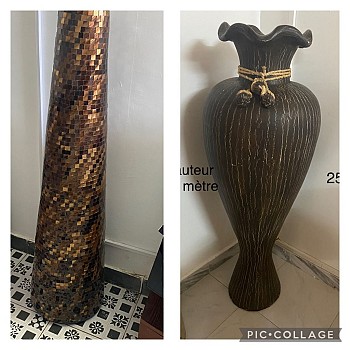 2 Vases 1,5 mètre de haut