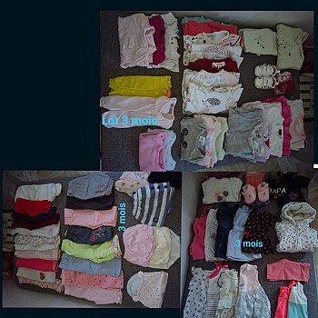 Lot v tements b b 3 mois Djibouti