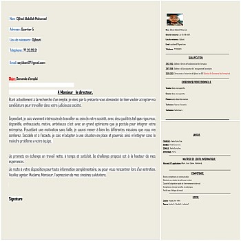 Demande d\'emploi