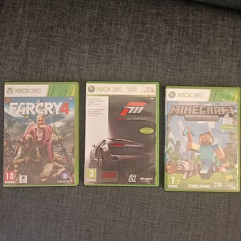 3 jeux Xbox 360