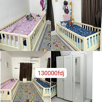 Ensemble de meubles pour chambre d\'enfants, disponibles mi-mai