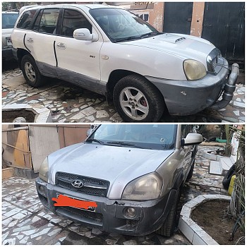 Lot de 2 voitures Hyundai robustes à vendre : Tucson 2005 & Santa Fe 2001