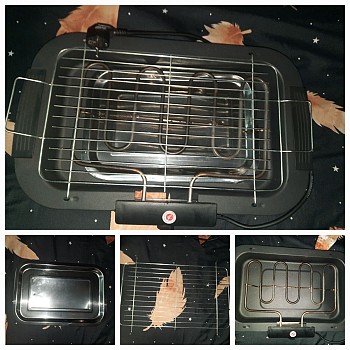 Grille électrique pour poulets, viande, steak, brochettes - bon état