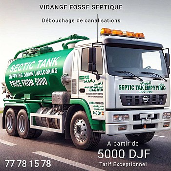 Camion Vidange : Service débouchage 24h/24 à prix exceptionnel !