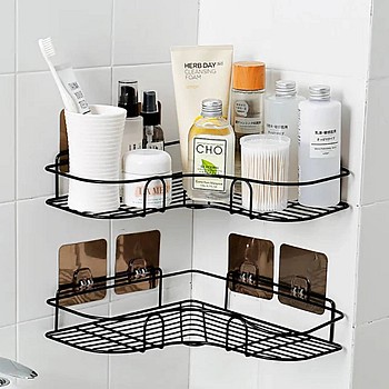 Étagère murale en inox sans perçage - Idéale salle de bain & cuisine