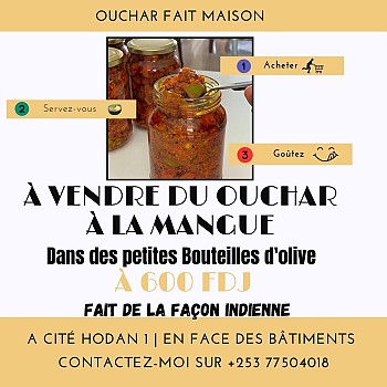 Ouchar à la mangue fait maison - 600 fdj
