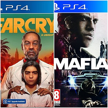 Echange CD PS4 contre manette et GTA 5 - Mafia 3 et Far Cry 6 inclus