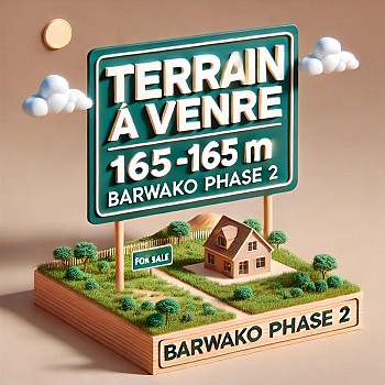 Terrain viabilisé à vendre à Barwako Phase 2