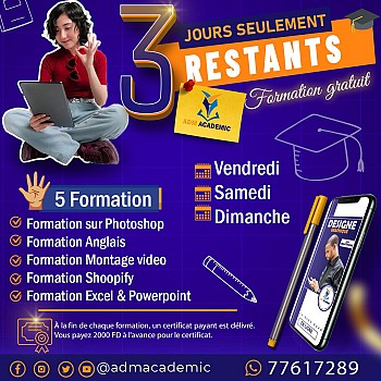 Inscriptions gratuites aux cours d\'ADM Academy - Derniers jours !
