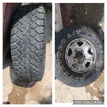 Pneus 4x4 275/70R16 avec jante 5 trous - Bon état - Hardtop, Land Cruiser 105