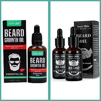 Huile de croissance pour barbe 100% originale