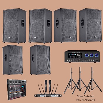 Location de matériel de sonorisation pour évènements - Mariage, Meeting