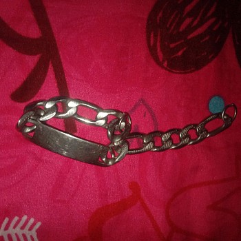 Collier main argent homme