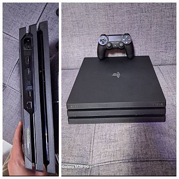 PlayStation 4 Pro avec 2 manettes et 2 jeux