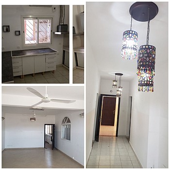 Appartement F4 avec cour et parking à Gabode
