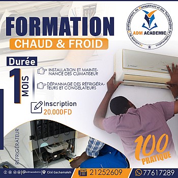 Formation en climatisation et réfrigération pratique et certifiée