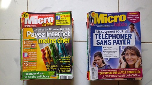 Vends magazine « Micro hebdo » et « L’ami des jardins »