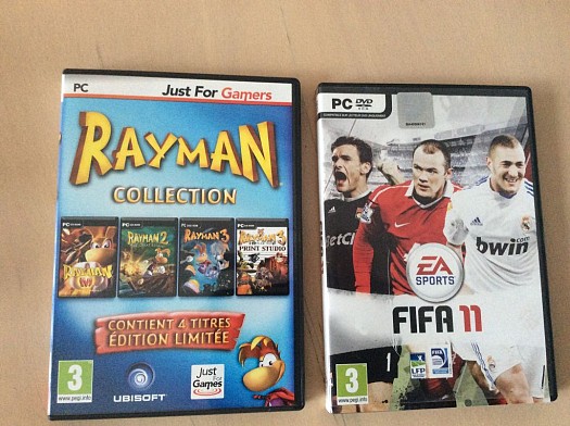 Jeux pour PC FIFA 2011 et Rayman