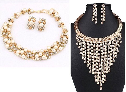 COMPLET COLLIER + BOUCLE D 'OREILLE
