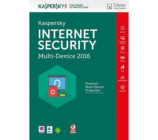 KASPERSKY 2016 INTERNET SECURITY